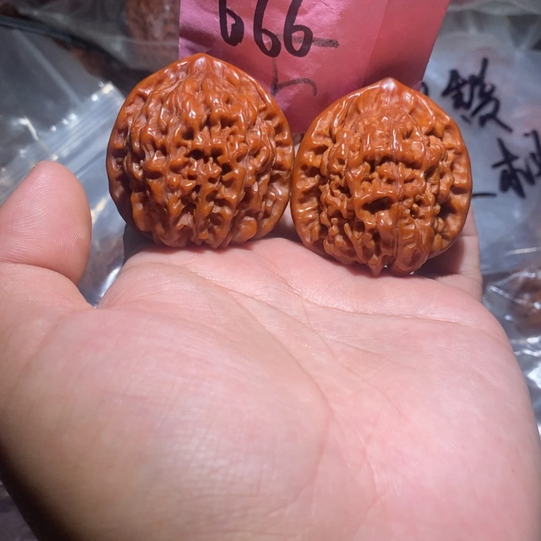 文玩核桃把件44官帽