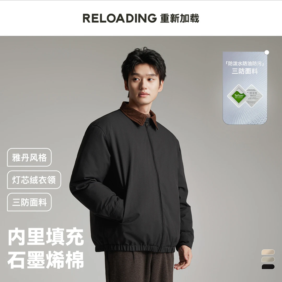 【冬款】Reloading重新加载巴恩风特氟龙三防冬季复古保暖工装棉服