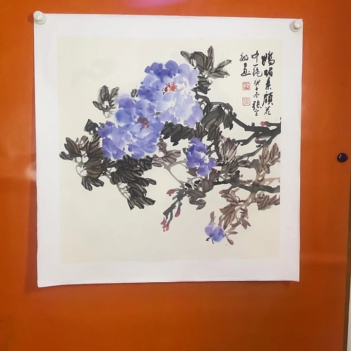 国画张圣敏先生纯手绘作品