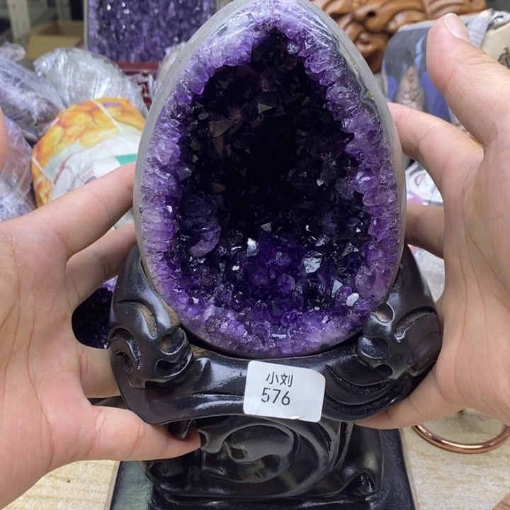 未镶嵌紫晶大型摆件（非配饰）坐***时