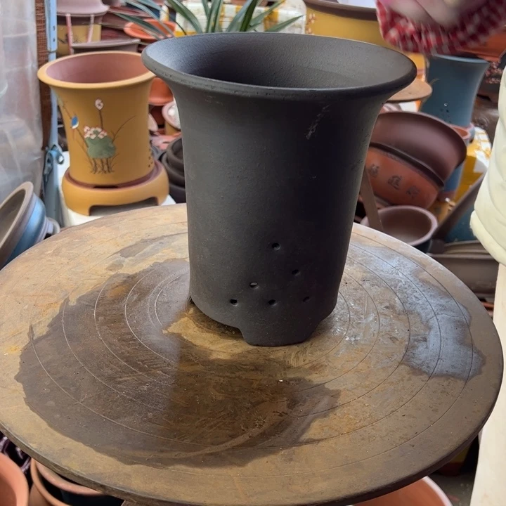 紫砂宜兴紫砂花盆促销紫泥21