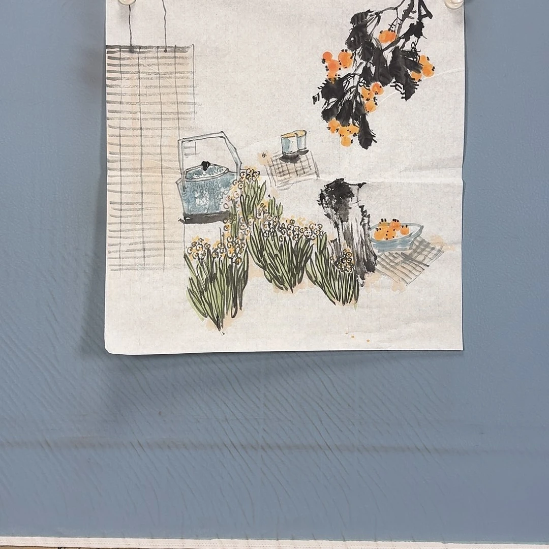 国画1416 牡丹一如您初来