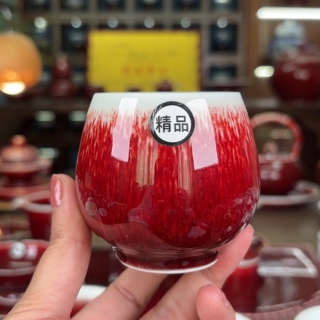 闻轩坊柴窑 精品龙蛋杯