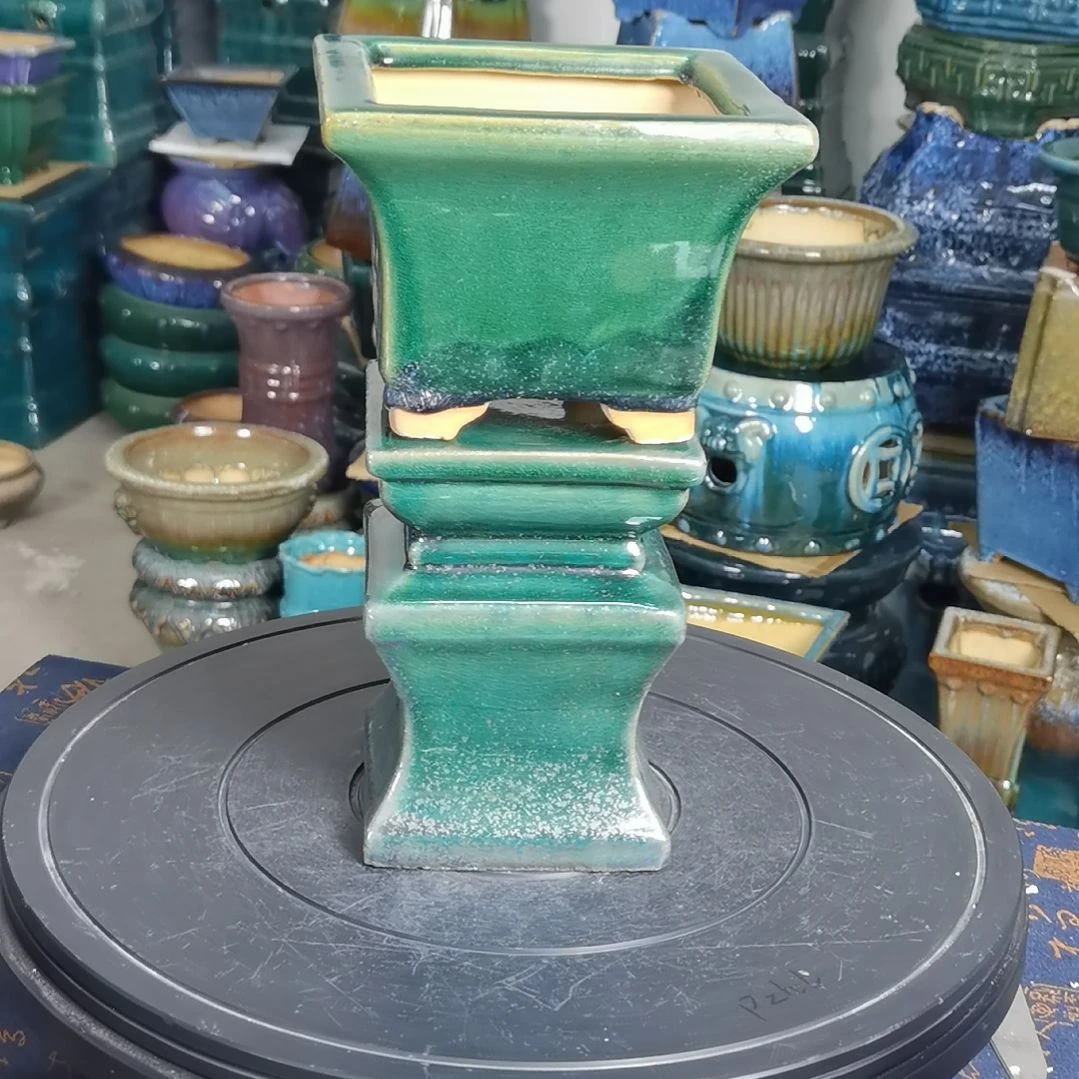 内口12深10石湾花盆组合默认微瑕