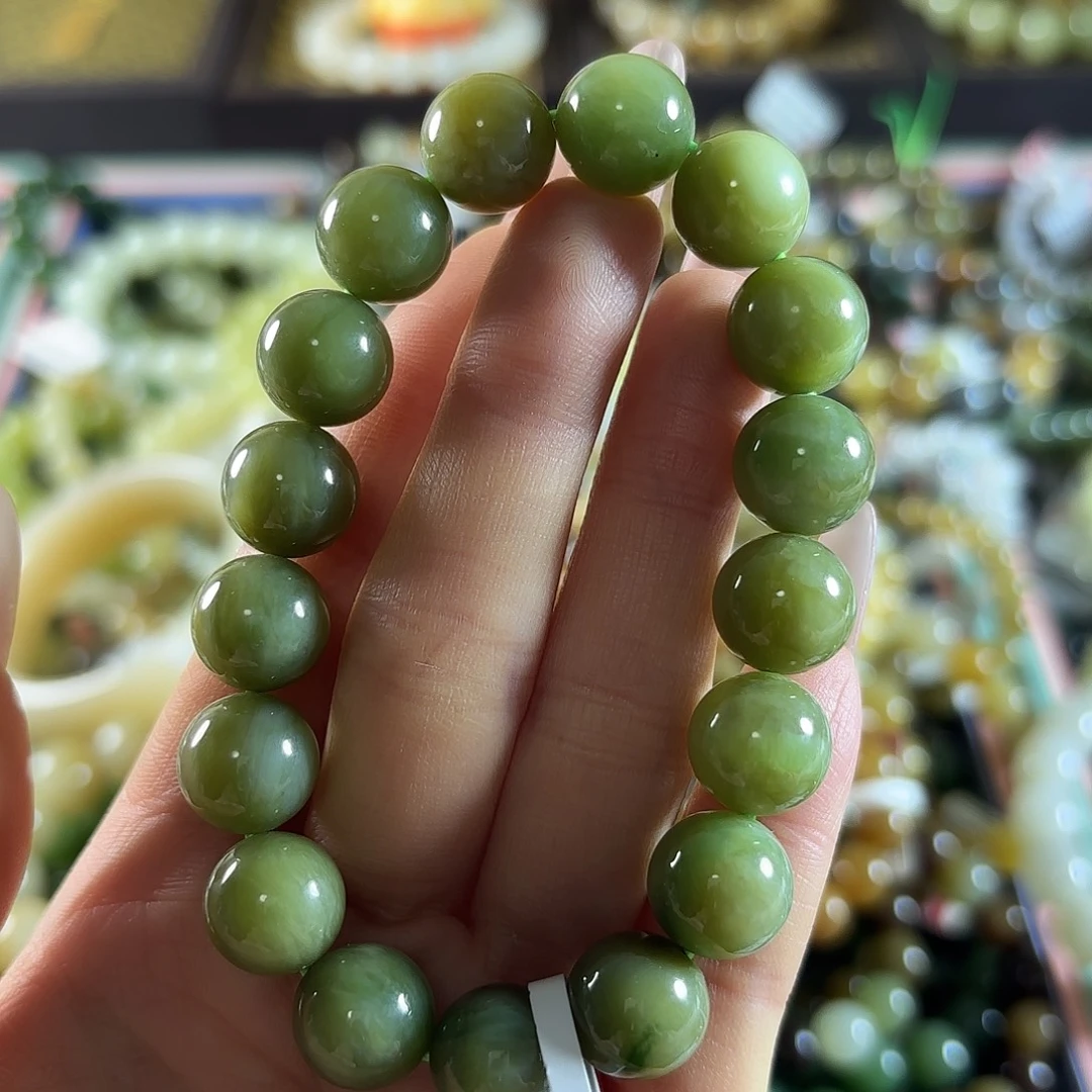 和田玉未镶嵌手链255