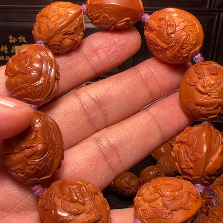 草***空手串橄榄核八大守护神