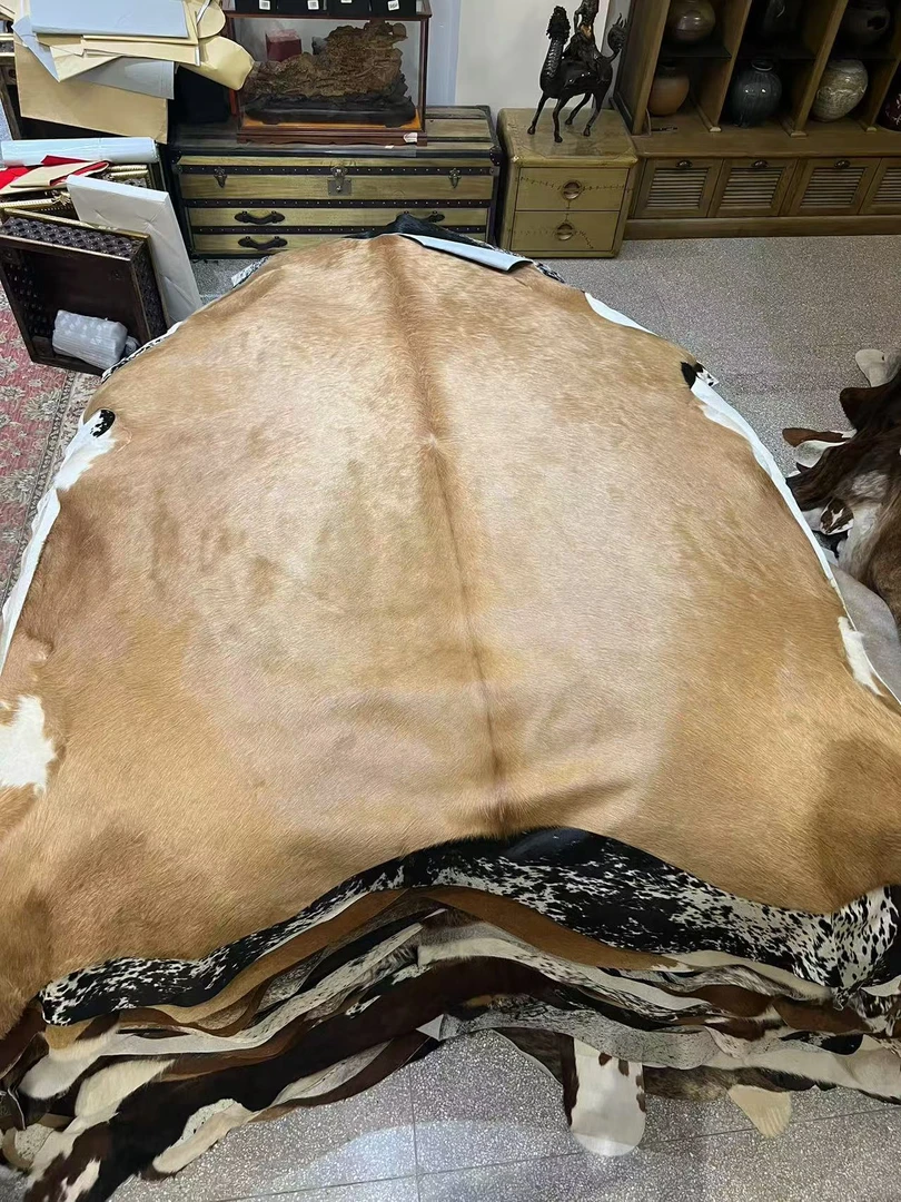 【本尼家】Z760 230*210专拍牛皮地毯