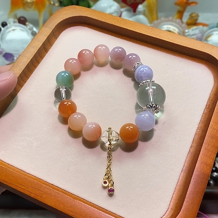 水晶珠宝半成品银S925镶嵌