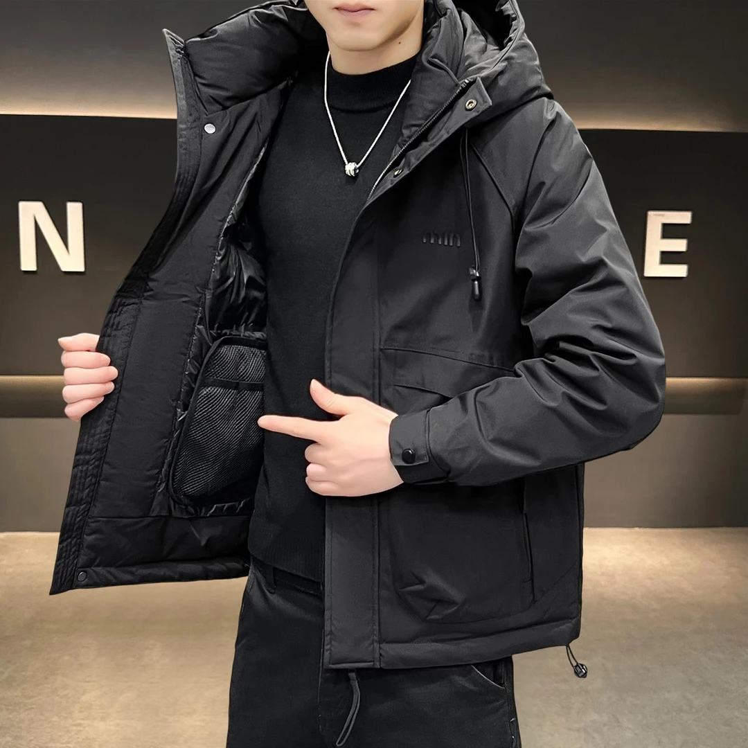 凯邦威男士羽绒服加厚保暖冬季2025新款男装潮流韩版休闲高端外套