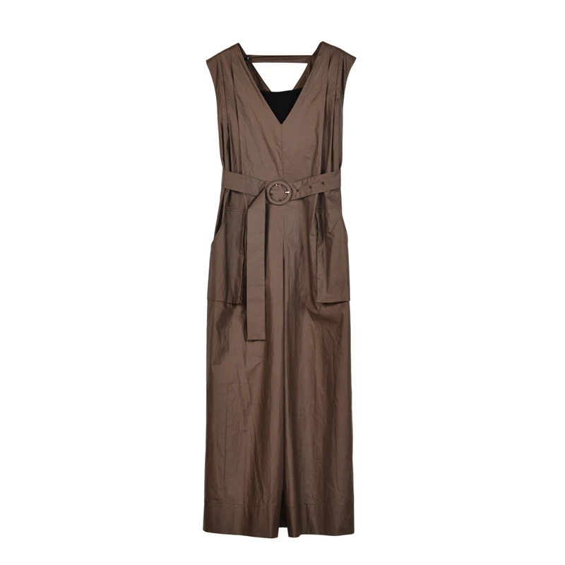 【达人甄选】夏季连体裤女显瘦设计感连身装25K2936