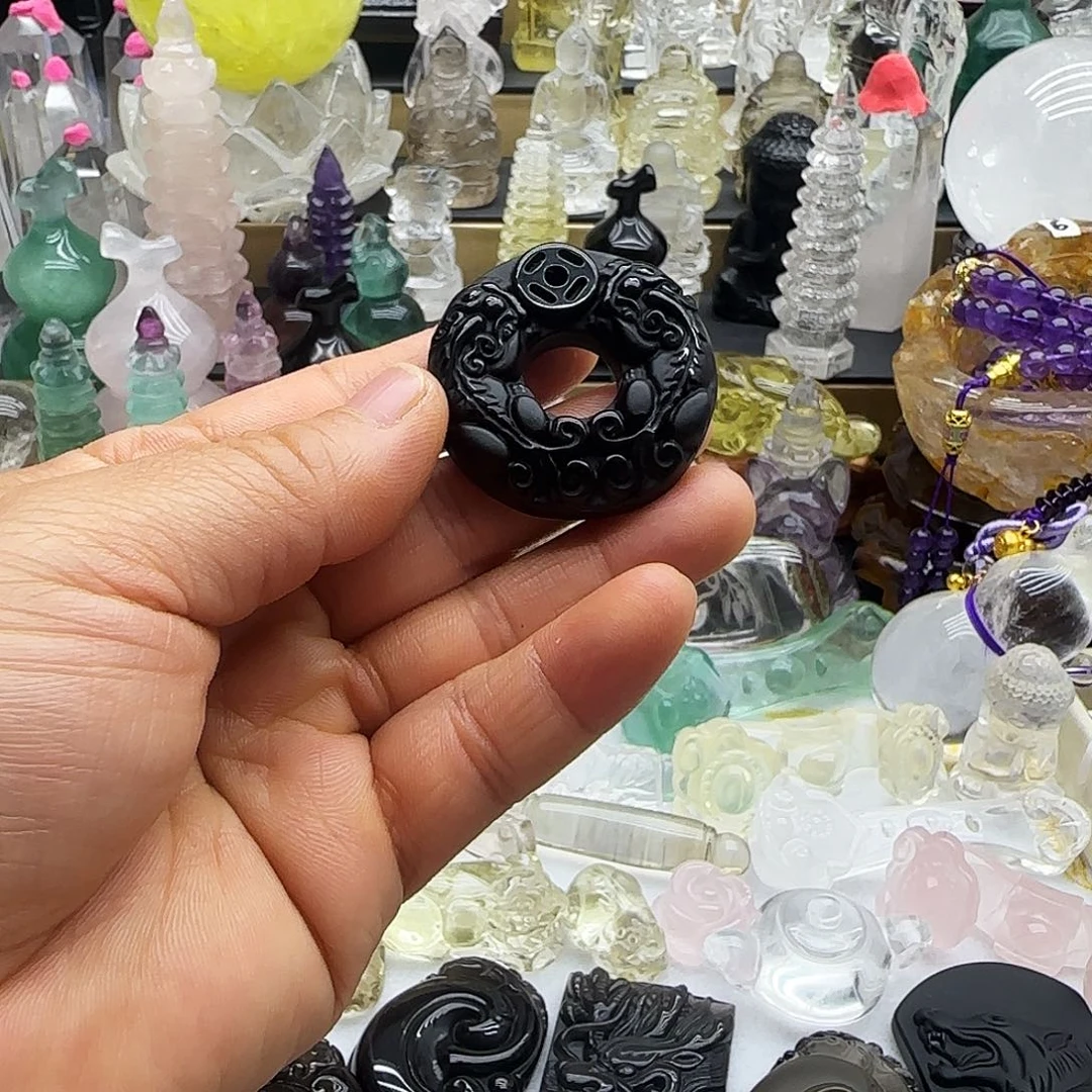 车挂水晶未镶嵌摆件