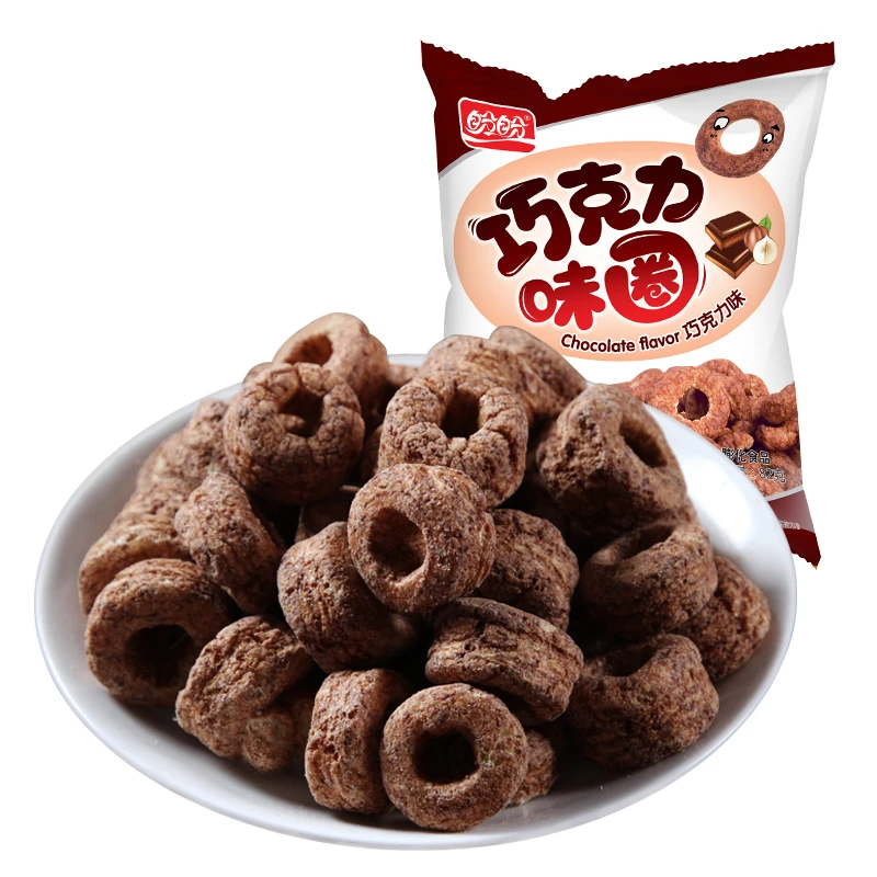盼盼巧克力味圈82g*5袋健康非油炸（10月2日到期）