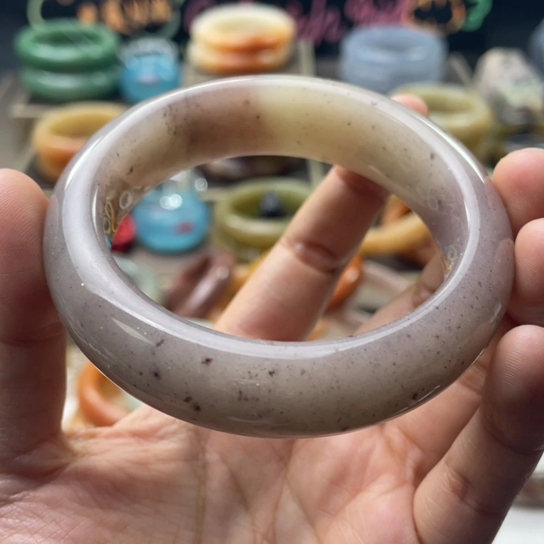 石英质玉（非洲翠）合金手镯55