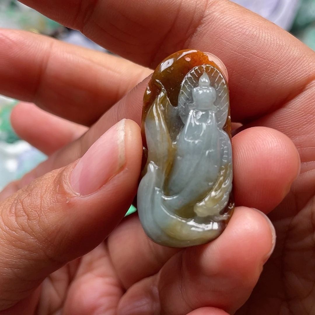 颈饰未镶嵌翡翠翡玉缘翡翠