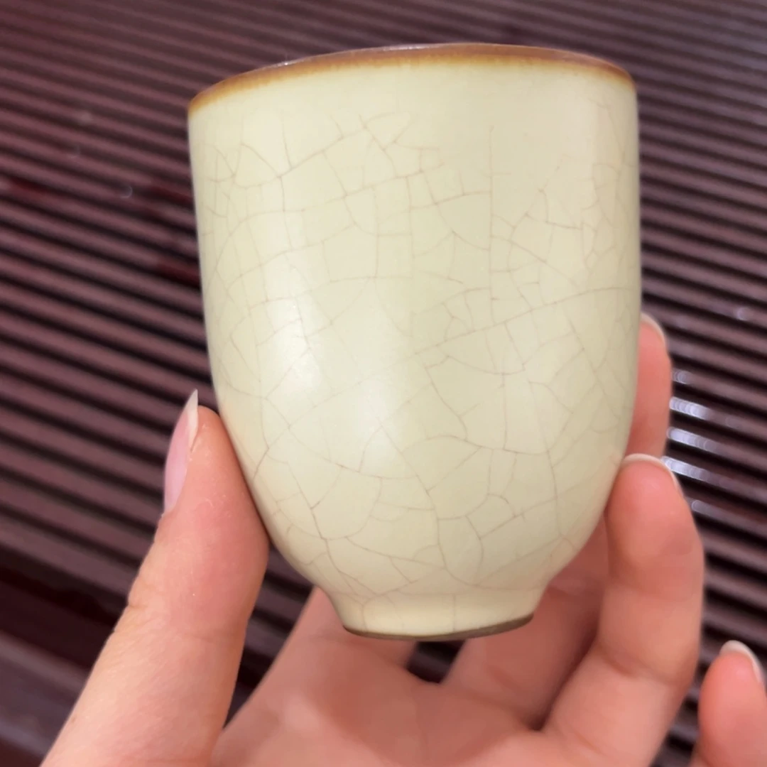 茶杯紫砂陶瓷柴烧