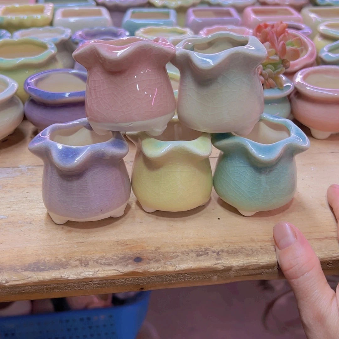 陶瓷花盆当场凑满12包邮