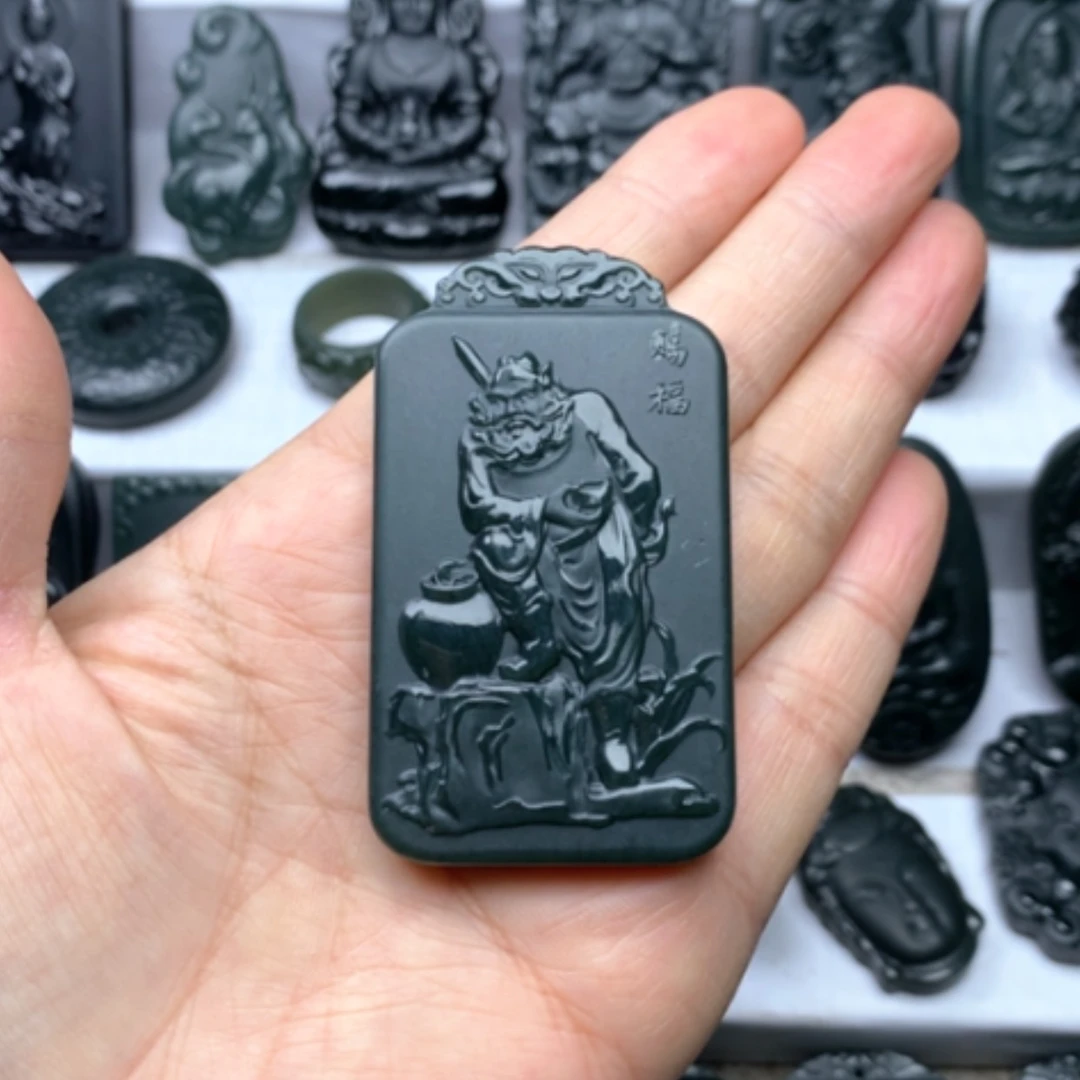 【闪购商品】和田玉颈饰未镶嵌双面雕刻