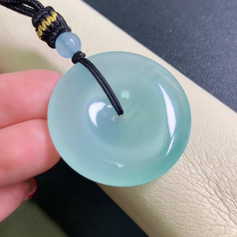 【闪购商品】翡翠颈饰18K金镶嵌扣子