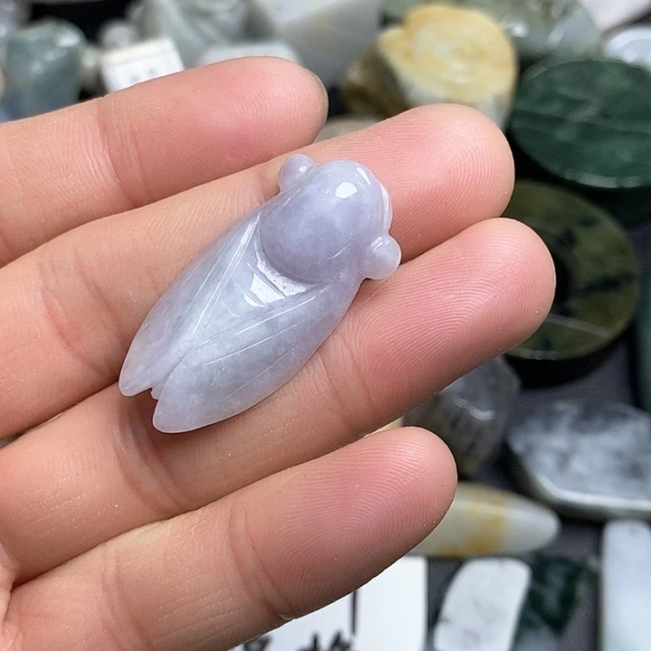 翡翠未镶嵌颈饰天然翡翠56