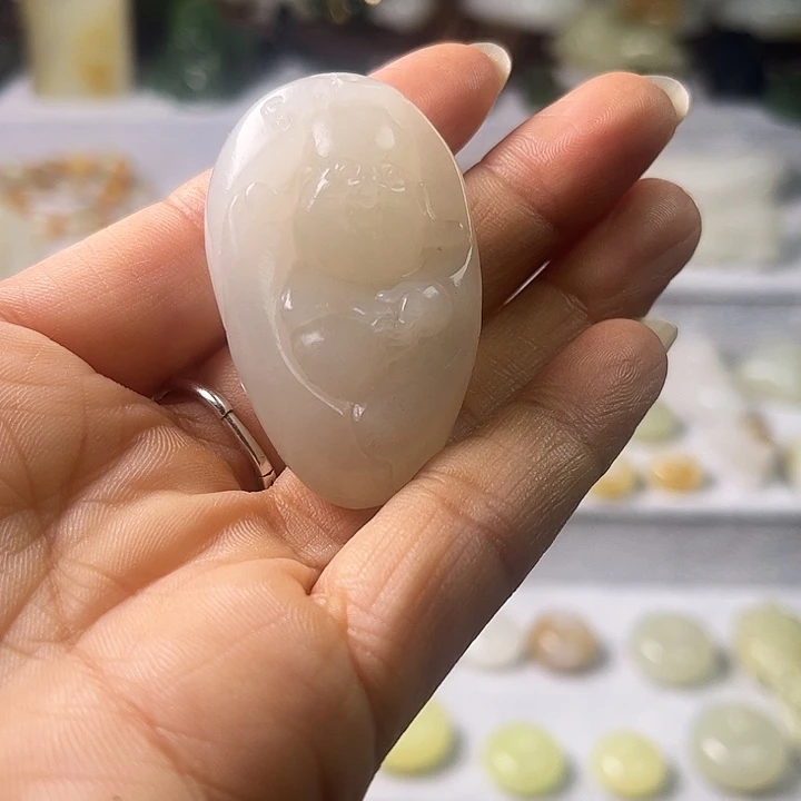 微***^和田玉（白玉）未镶嵌颈饰