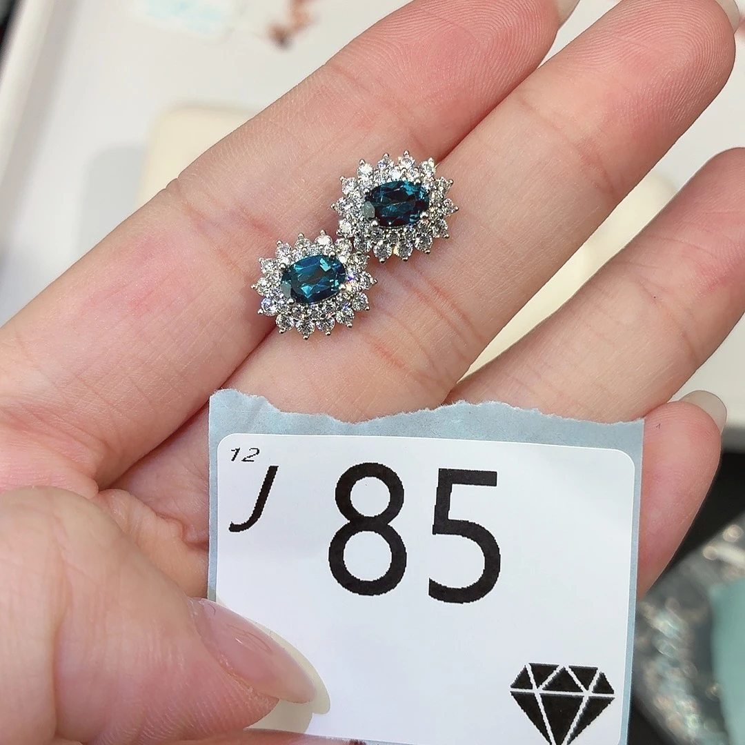 托帕石珠宝奇石银S925镶嵌