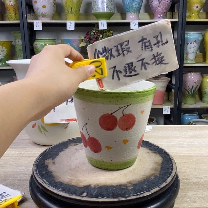 景德镇高温陶瓷花盆
