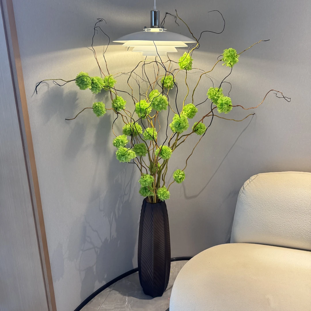 【柳暗花明】落地花1.5米客厅沙发旁走廊尽头永生花花束