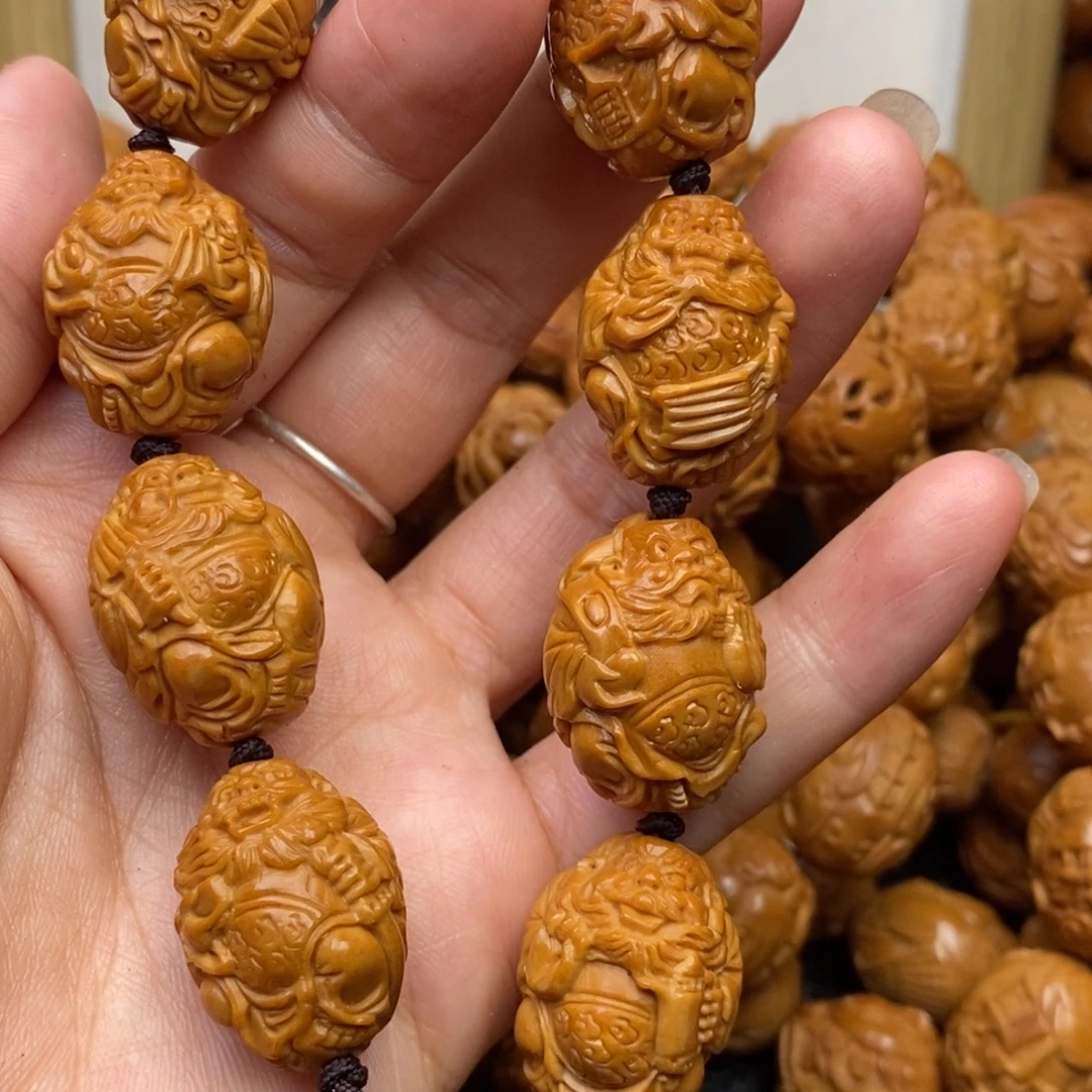 手串橄榄核整身钟馗