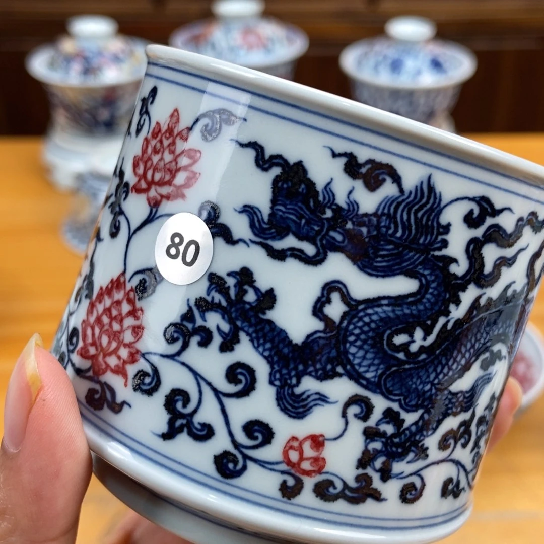 手绘现代茶具非古董