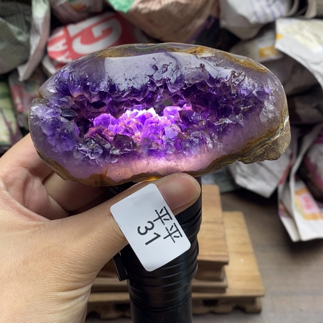 未镶嵌珠宝半成品紫晶