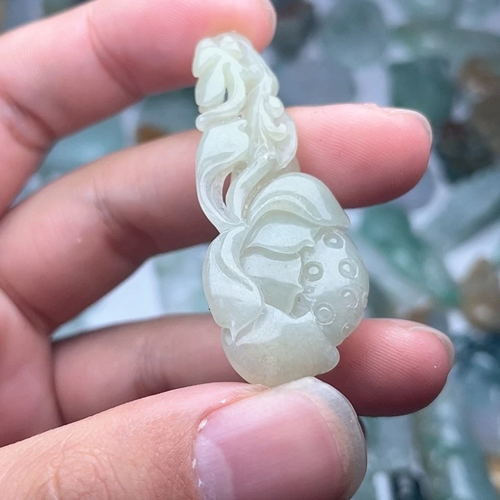 颈饰未镶嵌翡翠翡翠