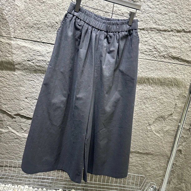 大姑姐家黑色阔腿裤