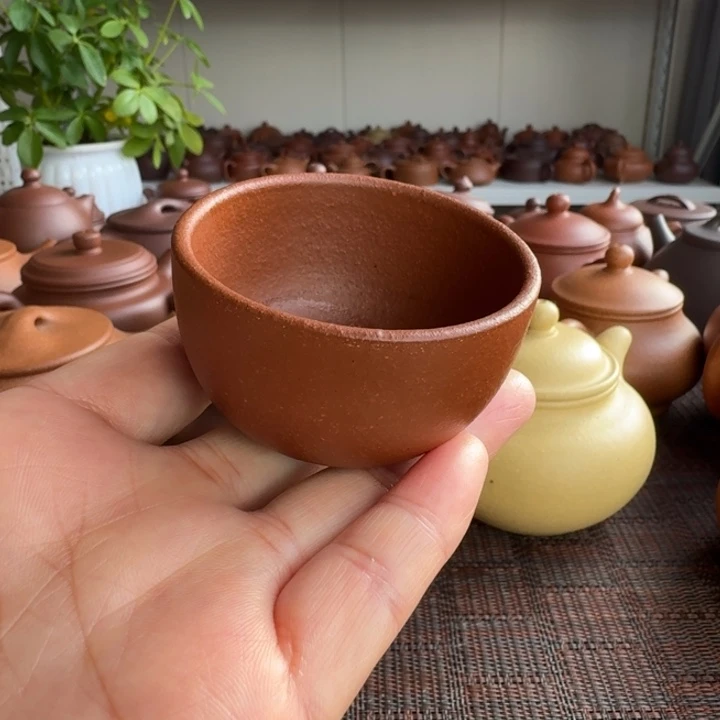 茶杯紫砂将坡杯子50cc拍一发二