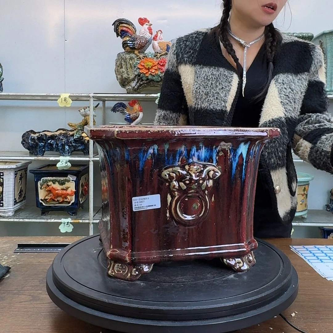 洺***家四方盆内口23深度19