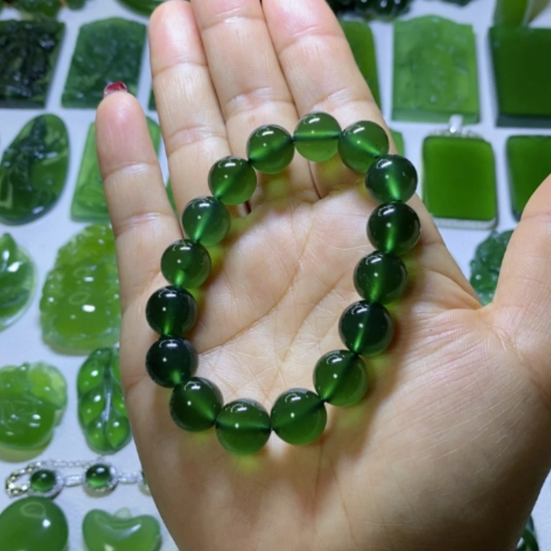 【闪购商品】蛇纹石玉手链未镶嵌