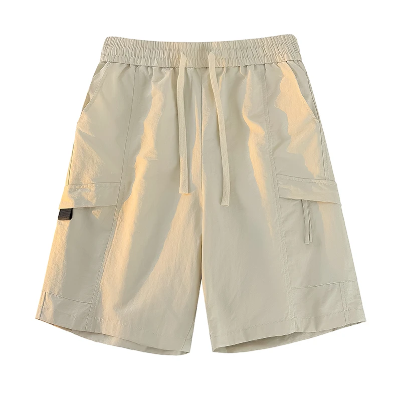 夏季运动短裤五分裤子男夏季薄款百搭中裤潮流宽松五分裤裤子-252