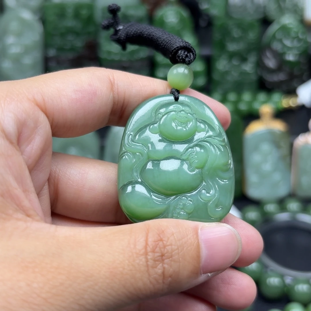 和田玉未镶嵌吊坠(不含链)