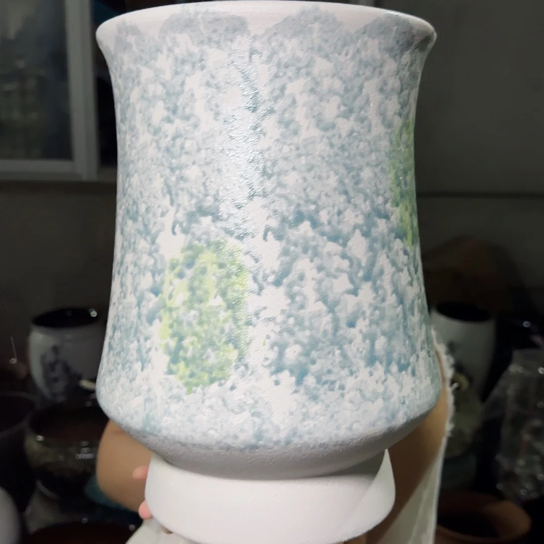 紫砂花盆高30口21