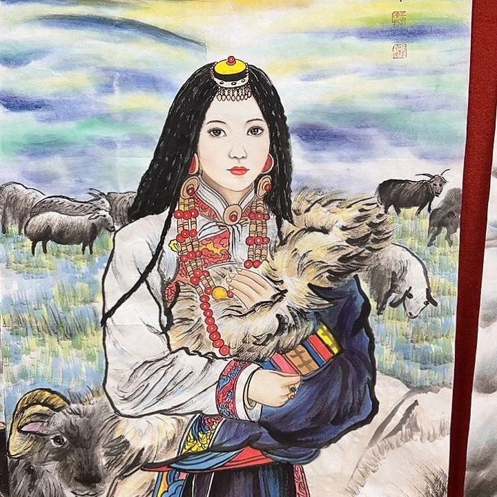 国画新年快乐新号加油