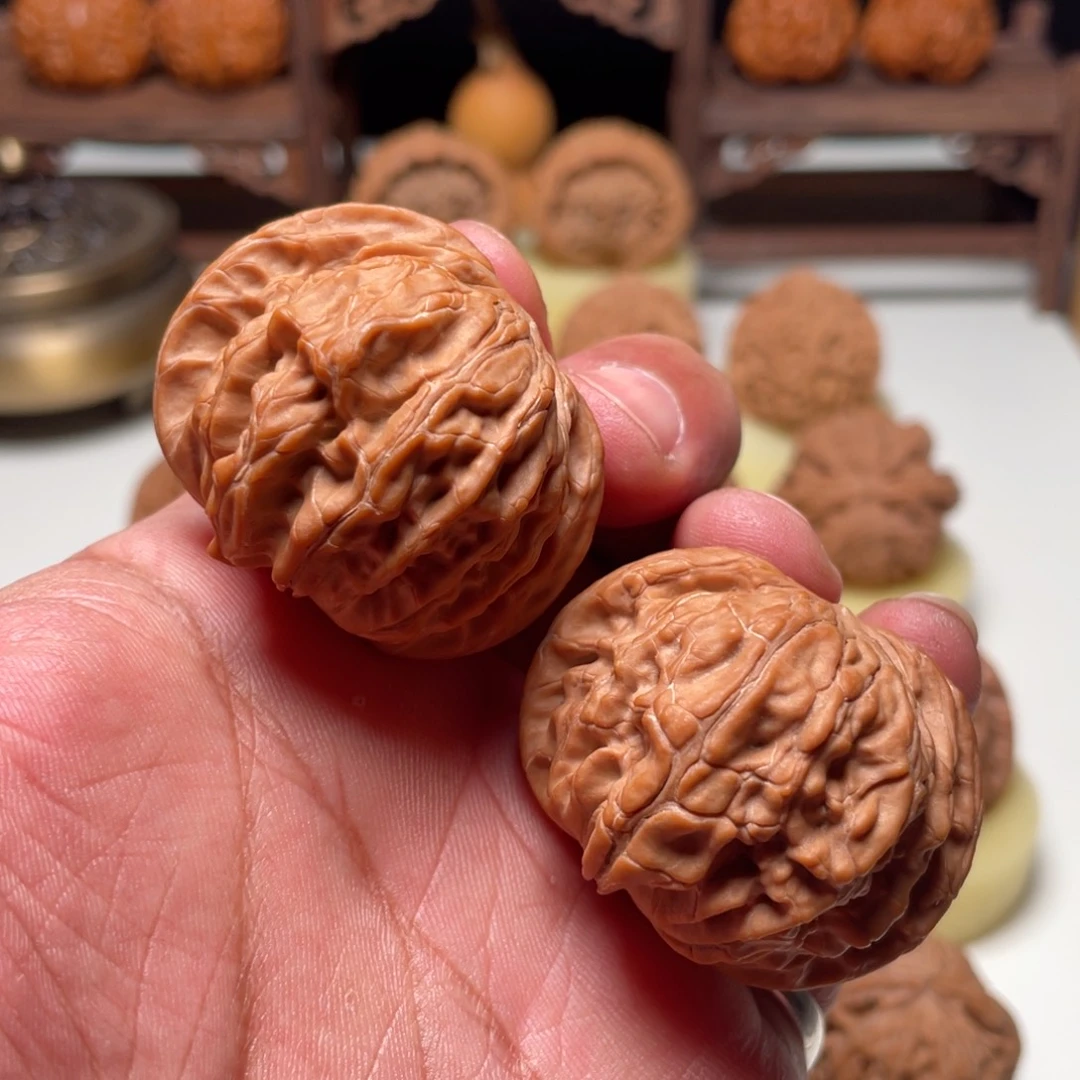 文玩核桃吊坠磨盘