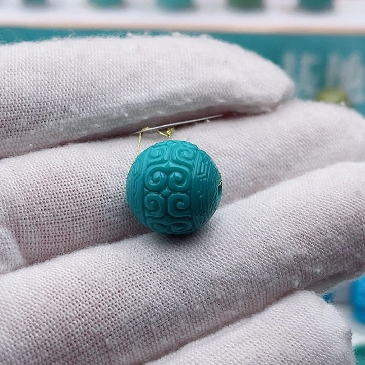 未镶嵌绿松石配饰13mm