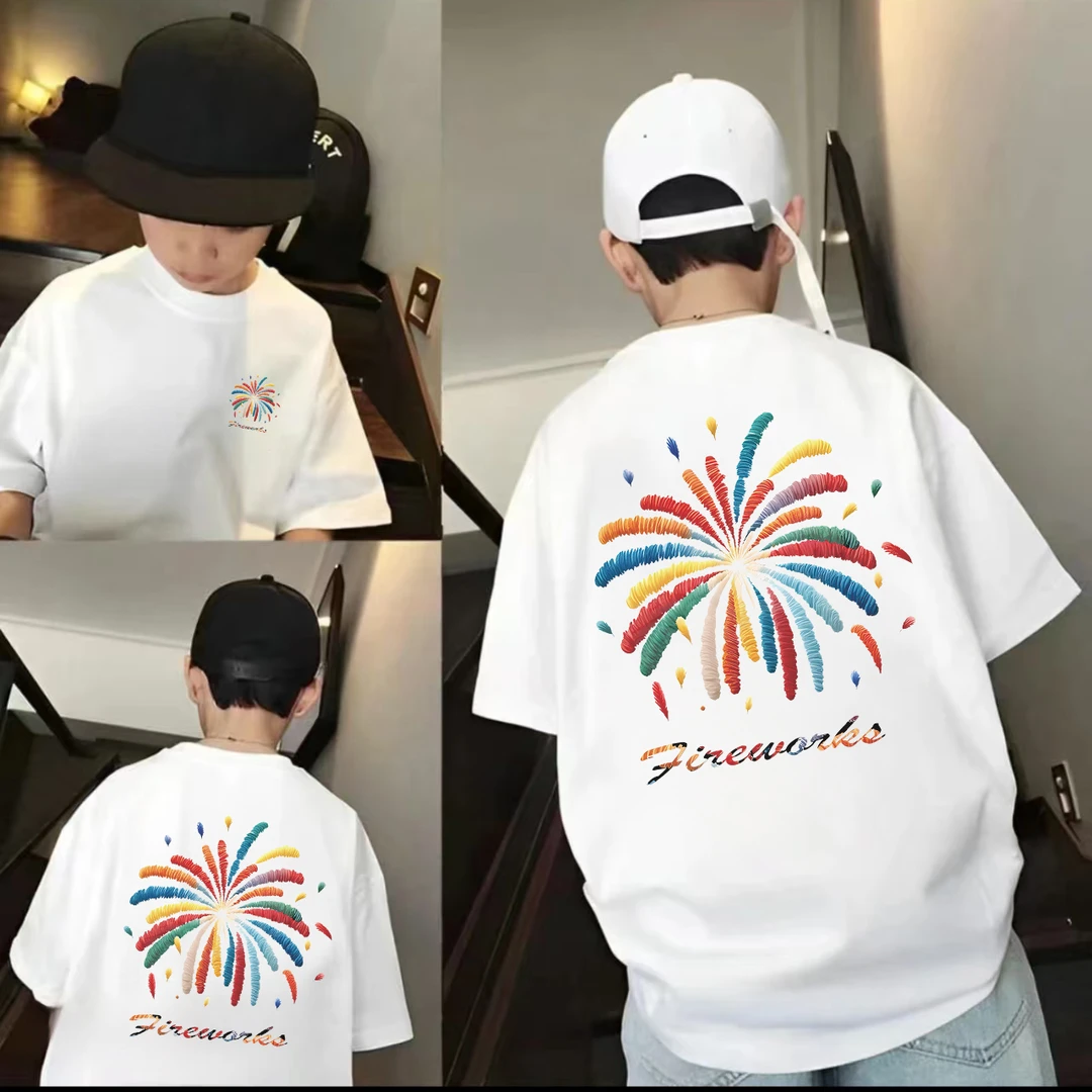 【纯棉实体品质】童装男童t恤短袖夏装儿童中大童男孩上衣宽松