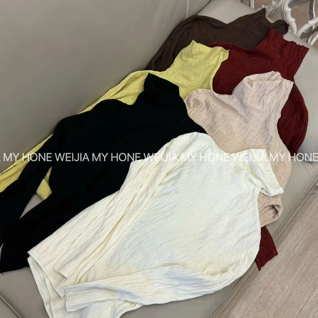 【WJ】 秋冬款  丽   82819    六色针织 上衣 （3-5）