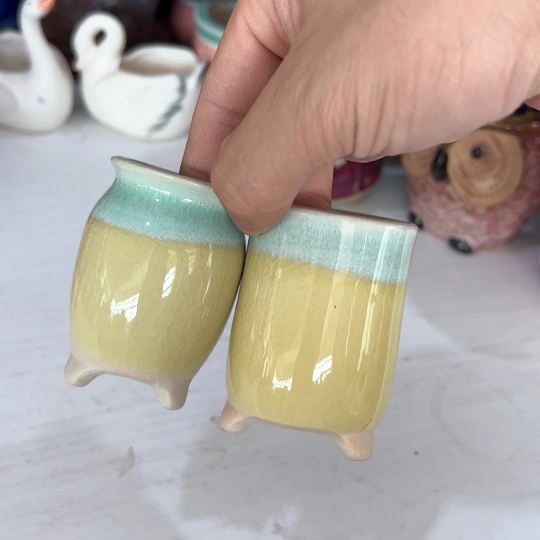 陶瓷多肉小花盆@@1950