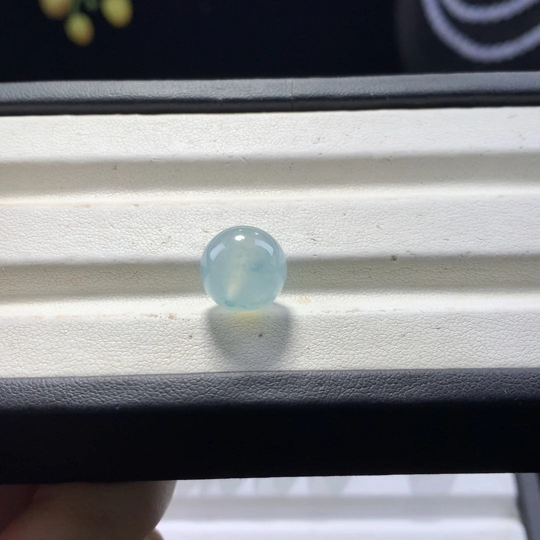 翡翠未镶嵌手串卡12冰蓝