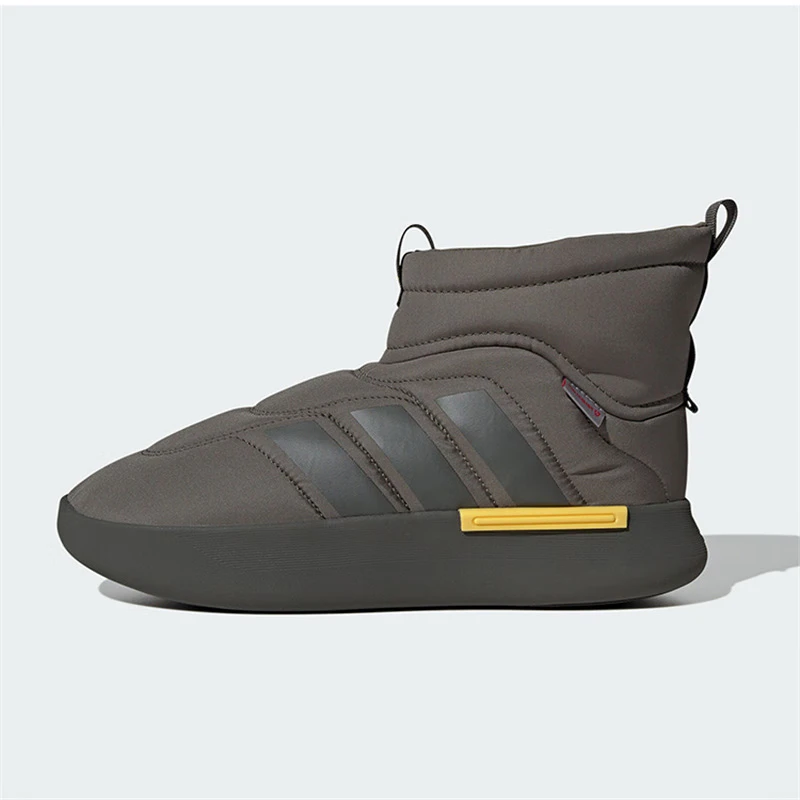 断码孤品张Adidas/阿迪达斯Adipuff男女款秋冬橄榄绿面包鞋