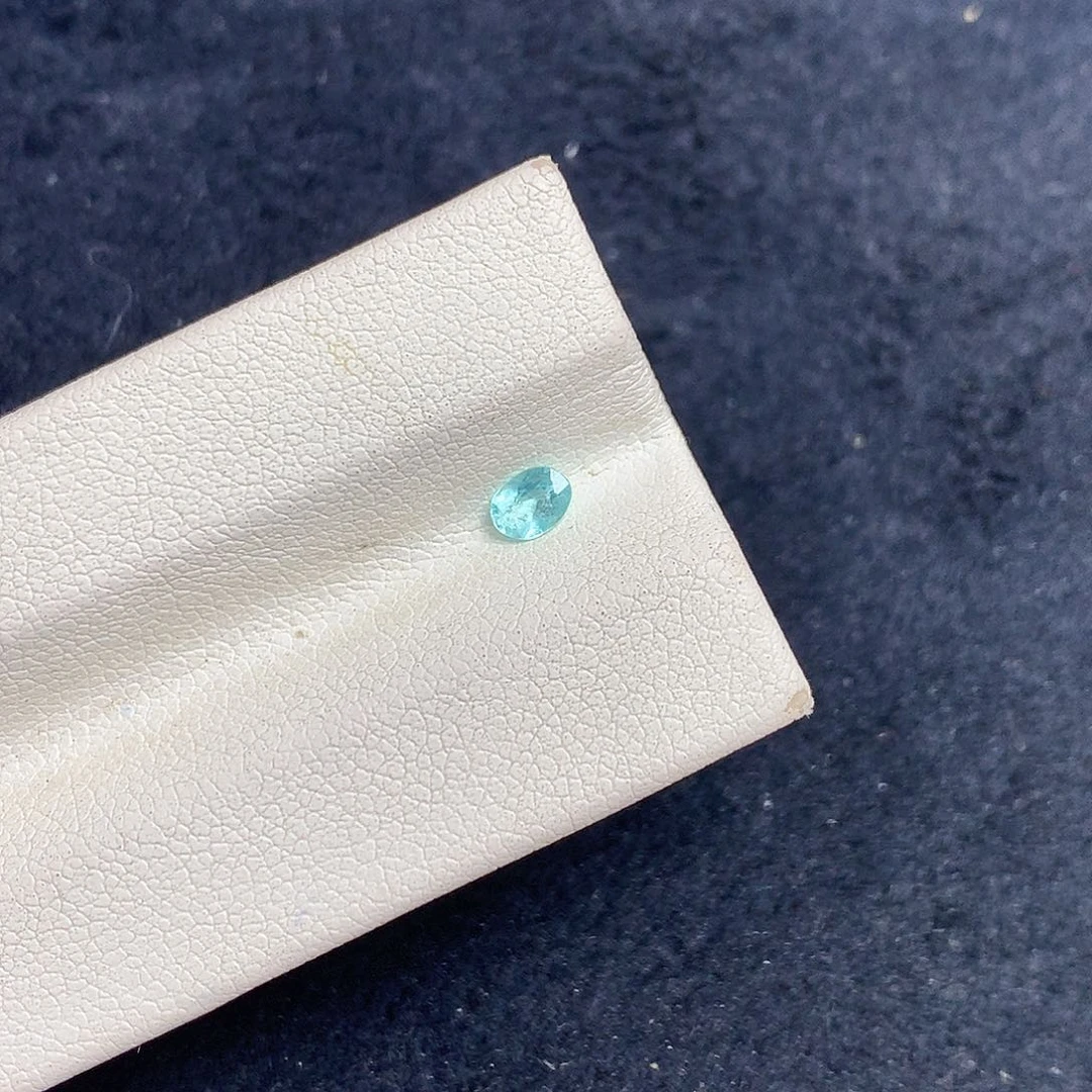 帕拉依巴碧玺珠宝半成品未镶嵌3✖️4.2