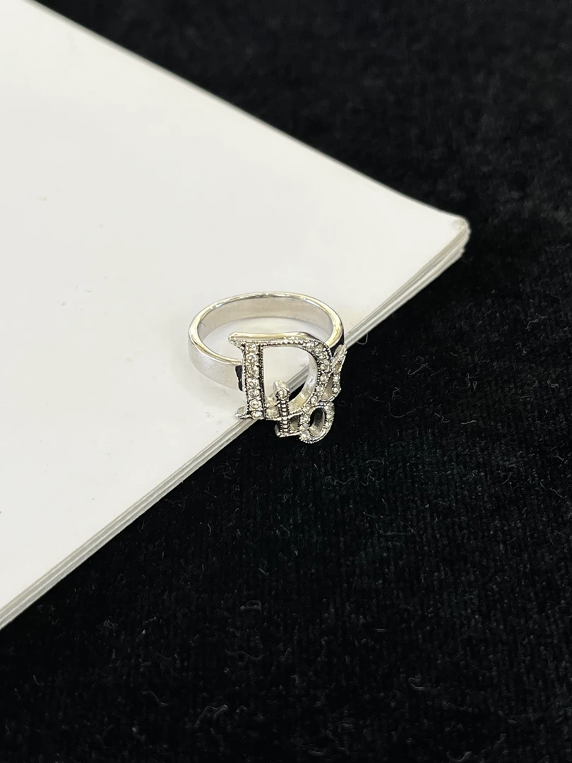 95新 DIOR/迪奥 DIOR/迪奥 字母满钻戒指