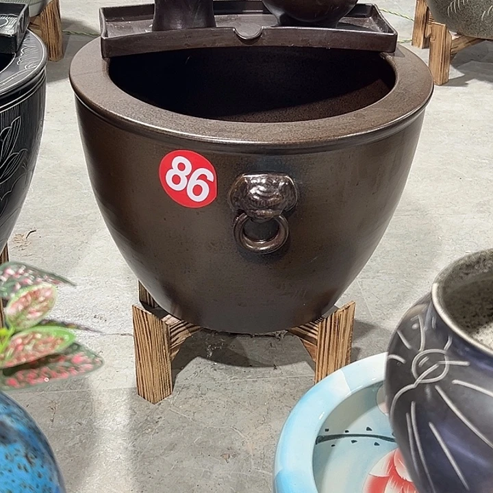 @***龙摆件陶直径62高40……景德镇陶瓷带底座