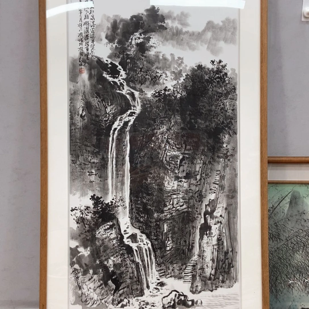 国画黄桂明三尺真人真品